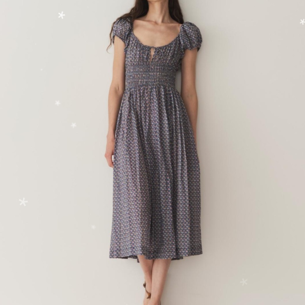 DOEN NWT Quinn dress in Dahlia Ikat size Large